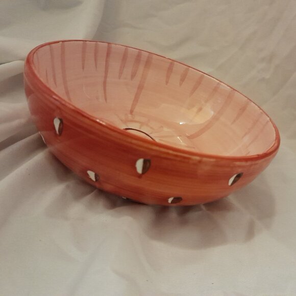 Vintage Royal Norfolk Retired Dollar Tree Strawberry Strawberries Bowl Dish - Picture 6 of 7